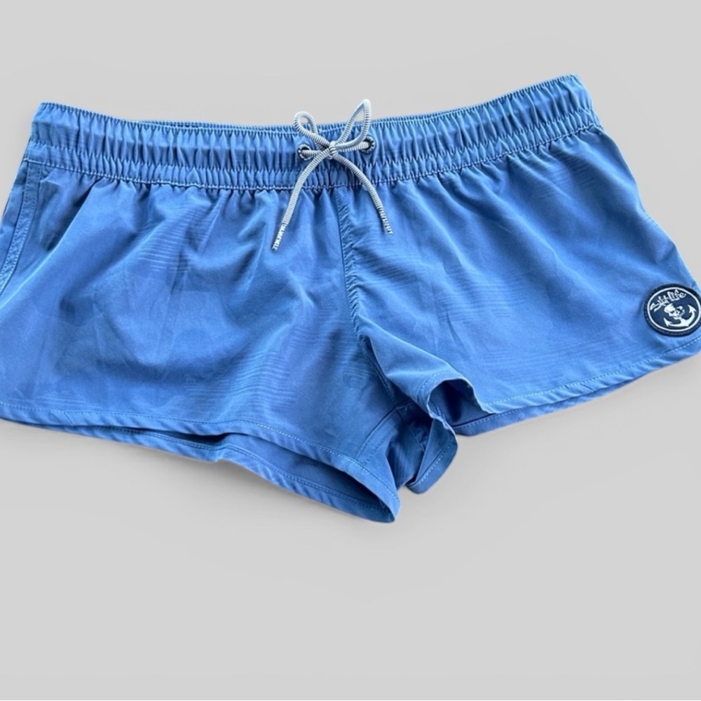 Salt Life New Indigo Aqua board shorts active dry ultralight ladies size Large